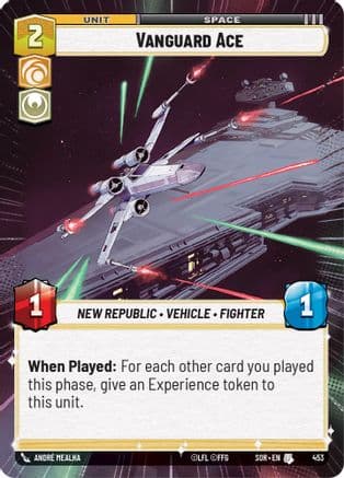 Vanguard Ace (Hyperspace) | Foil (453)  [Spark of Rebellion]