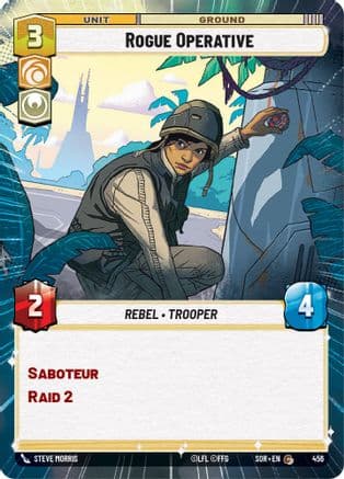 Rogue Operative (Hyperspace) | Foil (456)  [Spark of Rebellion]