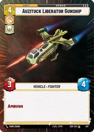 Auzituck Liberator Gunship (Hyperspace) |  (457)  [Spark of Rebellion]