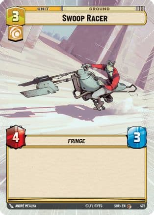Swoop Racer (Hyperspace) | Foil (472)  [Spark of Rebellion]