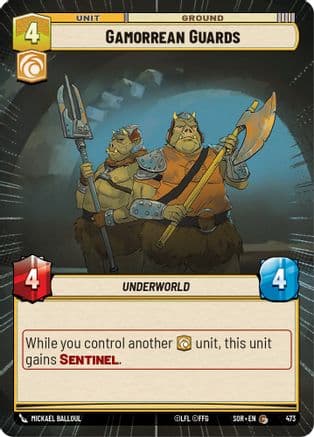 Gamorrean Guards (Hyperspace) |  (473)  [Spark of Rebellion]