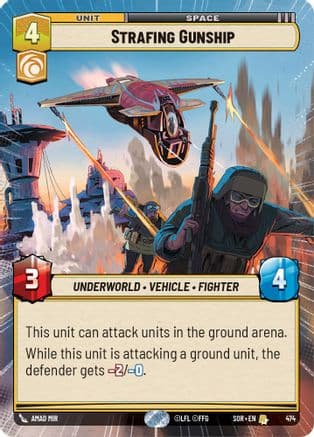 Strafing Gunship (Hyperspace) | Foil (474)  [Spark of Rebellion]