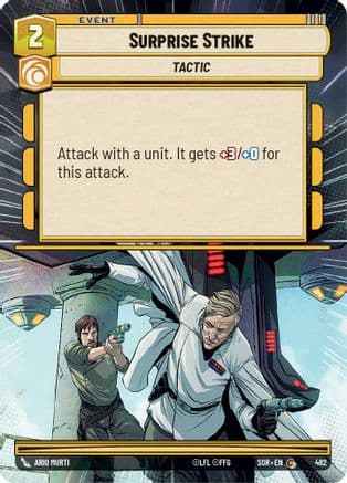 Surprise Strike (Hyperspace) | Foil (482)  [Spark of Rebellion]