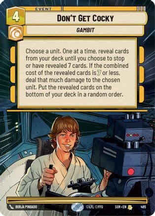 Don't Get Cocky (Hyperspace) |  (485)  [Spark of Rebellion]