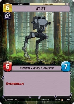 AT-ST (Hyperspace) | Foil (493)  [Spark of Rebellion]