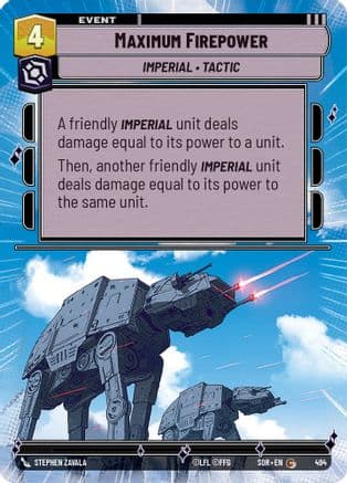 Maximum Firepower (Hyperspace) | Foil (494)  [Spark of Rebellion]