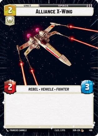 Alliance X-Wing (Hyperspace) | Foil (496)  [Spark of Rebellion]