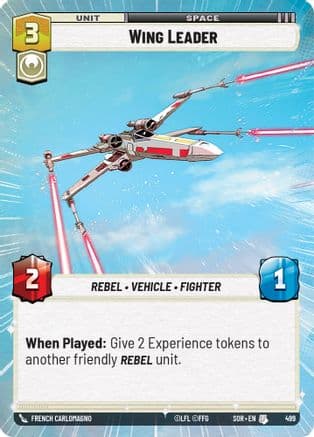 Wing Leader (Hyperspace) | Foil (499)  [Spark of Rebellion]