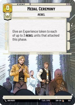Medal Ceremony (Hyperspace) | Foil (503)  [Spark of Rebellion]