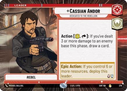 Cassian Andor - Dedicated to the Rebellion (Hyperspace) |  (279)  [Spark of Rebellion]