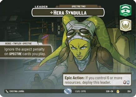 Hera Syndulla - Spectre Two (Showcase) | Foil (259)  [Spark of Rebellion]