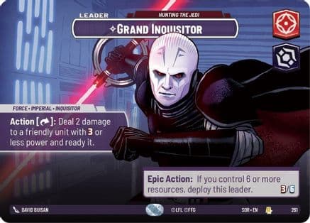Grand Inquisitor - Hunting the Jedi (Showcase) | Foil (261)  [Spark of Rebellion]