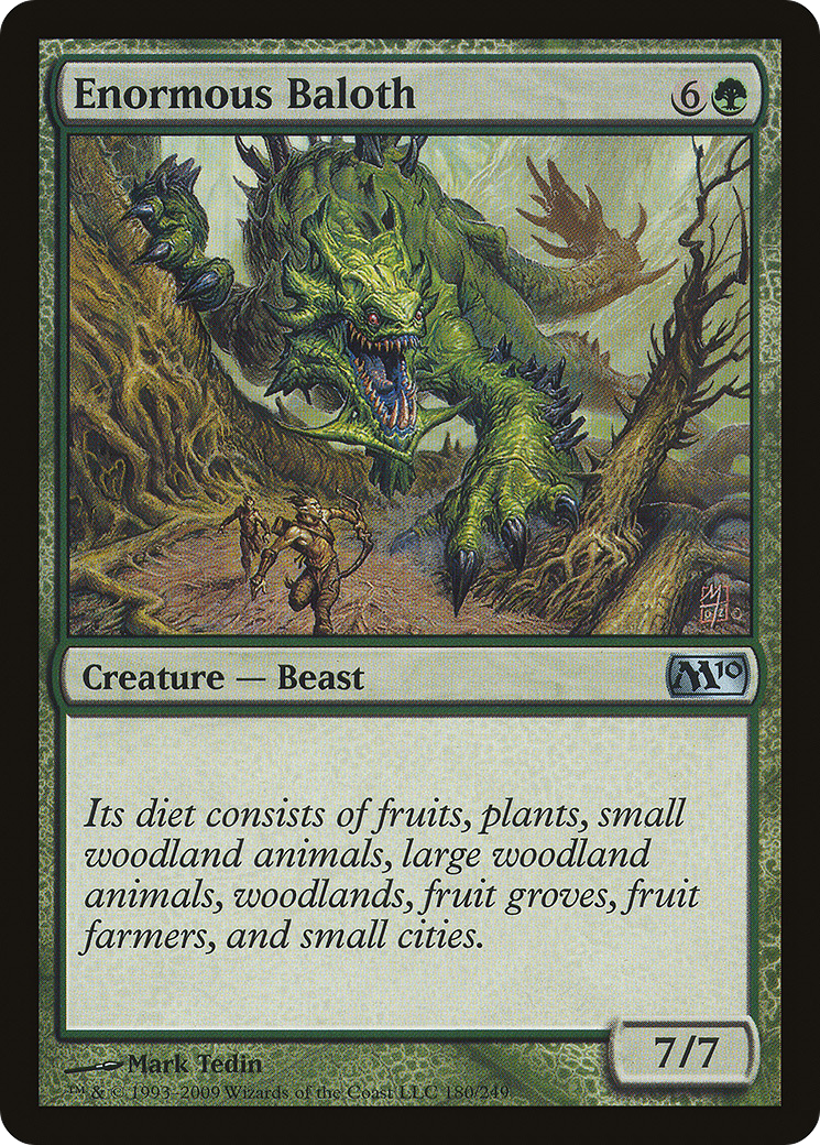 Enormous Baloth [Magic 2010] Foil