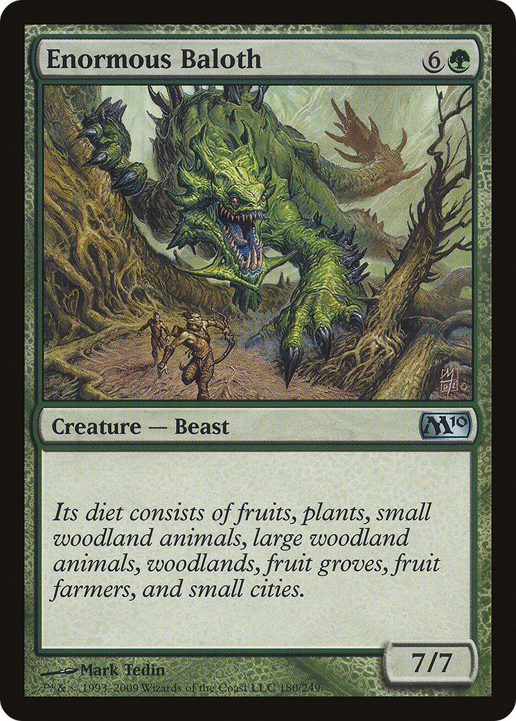Enormous Baloth [Magic 2010] Foil