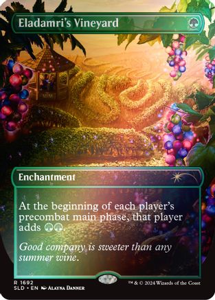 Eladamri's Vineyard (Rainbow Foil) (1692) [Secret Lair Drop Series]  Foil