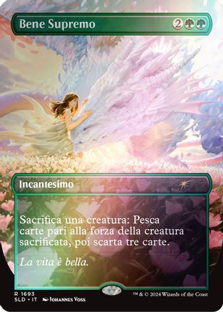 Greater Good (Italian) - "Bene Supremo" (Rainbow Foil) (1693) [Secret Lair Drop Series]