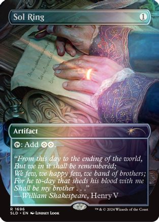 Sol Ring (1696) (Rainbow Foil) (1696) [Secret Lair Drop Series]  Foil