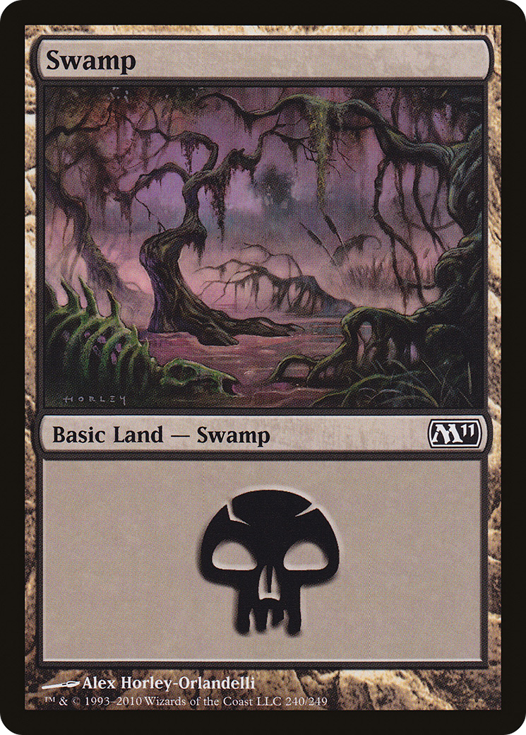 Swamp (240) [Magic 2011] Foil