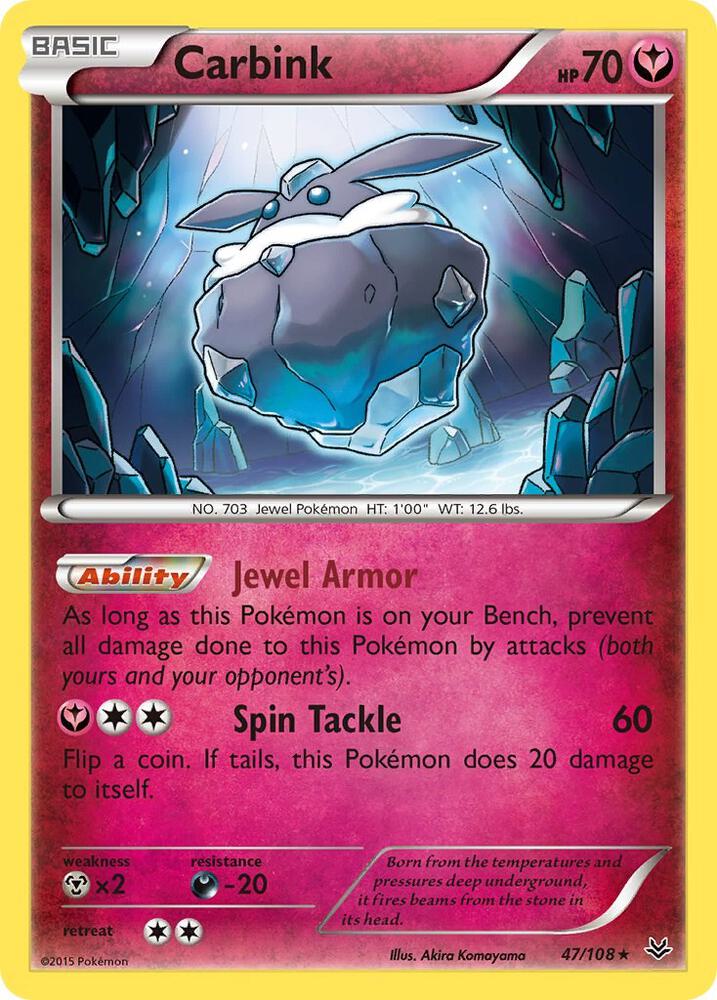 Carbink 47/108 (XY - Roaring Skies) 