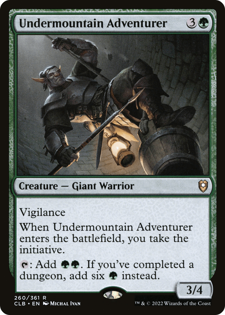Undermountain Adventurer [Commander Legends: Battle for Baldur's Gate] Foil