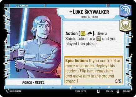 Luke Skywalker - Faithful Friend |  (002/002)  [Prerelease Promos]