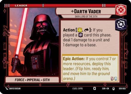 Darth Vader - Dark Lord of the Sith |  (001/002)  [Prerelease Promos]