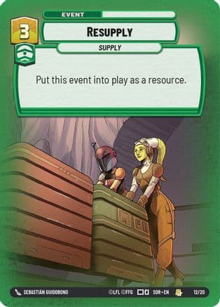Resupply | Foil (12/20)  [Spark of Rebellion Weekly Play Promos]