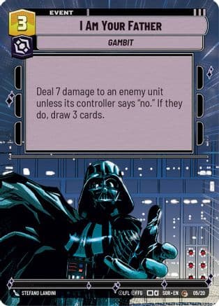 I Am Your Father (Hyperspace) |  (05/20)  [Spark of Rebellion Weekly Play Promos]