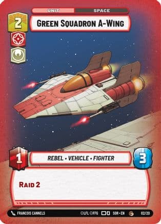 Green Squadron A-Wing |  (02/20)  [Spark of Rebellion Weekly Play Promos]