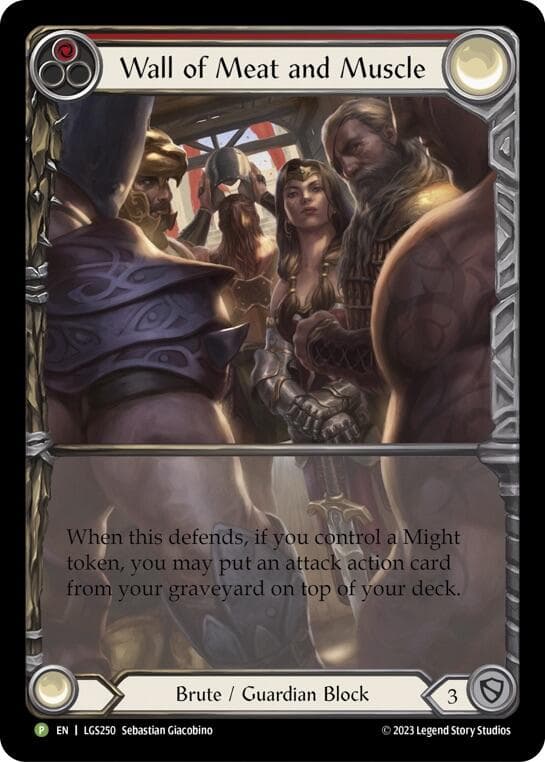 Wall of Meat and Muscle [LGS250] (Promo)  Rainbow Foil