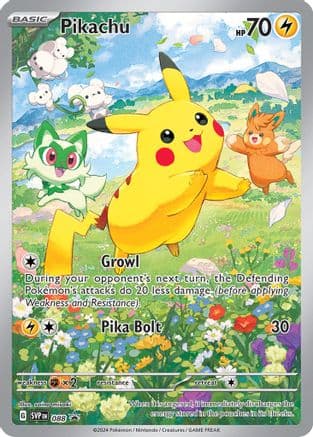 Pikachu 088- SV Scarlet & Violet Promo Cards Holofoil