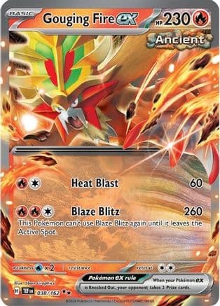 Gouging Fire ex 038/162 - SV05 Temporal Forces Holofoil