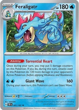 Feraligatr 041- SV05 Temporal Forces Holofoil