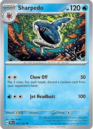 Sharpedo 043- SV05 Temporal Forces