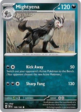 Mightyena 106- SV05 Temporal Forces