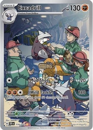 Excadrill 174/162 - SV05 Temporal Forces Holofoil