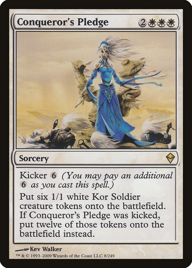 Conqueror's Pledge 8 (Zendikar)  - Foil