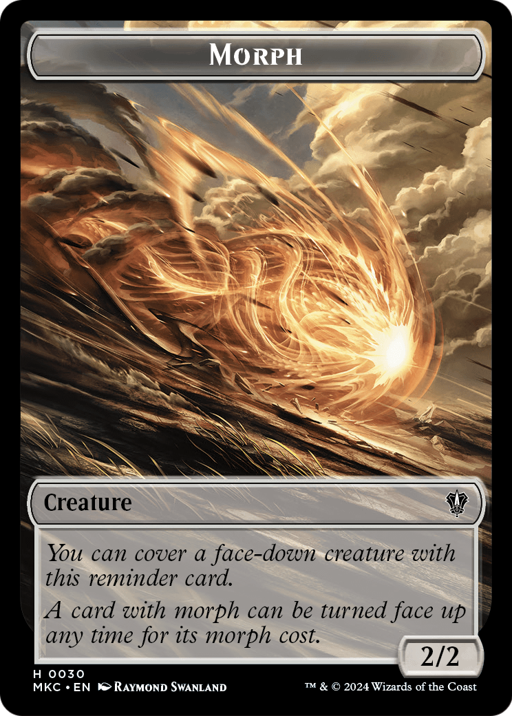 Morph (TMKC-030) - Murders at Karlov Manor Commander Tokens Foil
