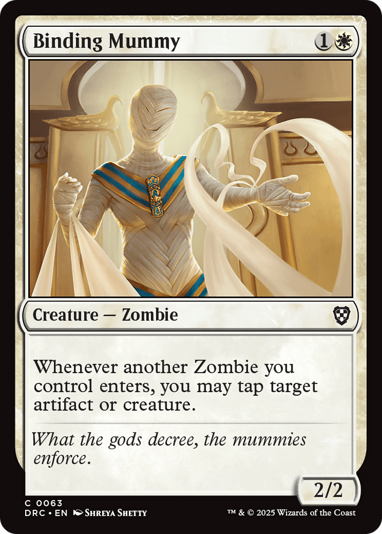 Binding Mummy (-063) [Commander: Aetherdrift]