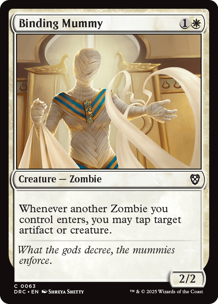 Binding Mummy (-063) [Commander: Aetherdrift]