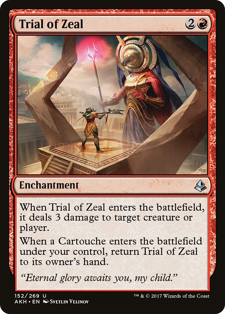 Trial of Zeal [Amonkhet] Foil