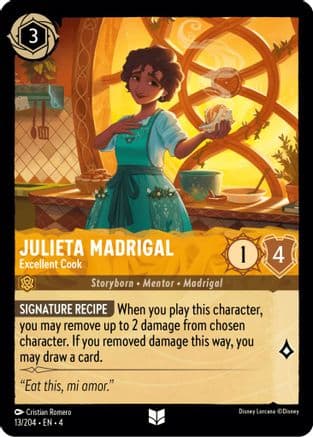 Julieta Madrigal - Excellent Cook (13/204) [Ursula's Return] Cold Foil