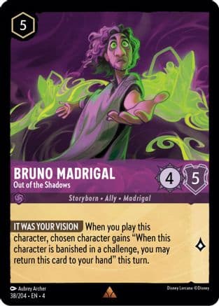 Bruno Madrigal - Out of the Shadows (38/204) [Ursula's Return] Cold Foil