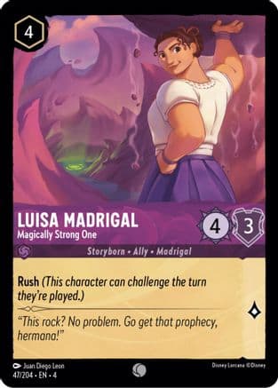 Luisa Madrigal - Magically Strong One (47/204) [Ursula's Return] Cold Foil