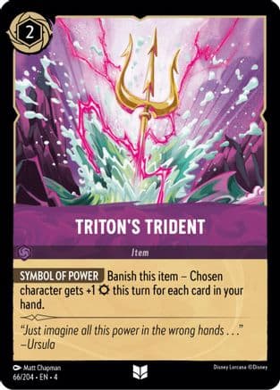 Triton's Trident (66/204) [Ursula's Return] Cold Foil
