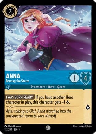 Anna - Braving the Storm (137/204) [Ursula's Return] Cold Foil