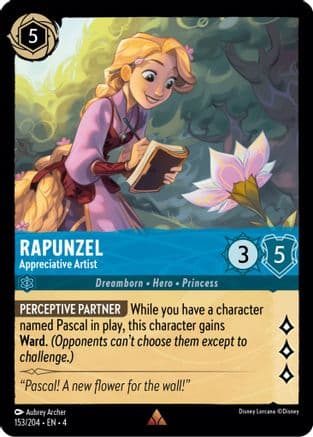 Rapunzel - Appreciative Artist (153/204) [Ursula's Return] Cold Foil