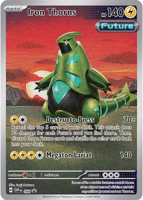Iron Thorns 098  - Holofoil SV Scarlet & Violet Promo Cards - Promo