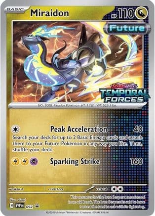 Miraidon (Prerelease) 092- SV Scarlet & Violet Promo Cards Holofoil