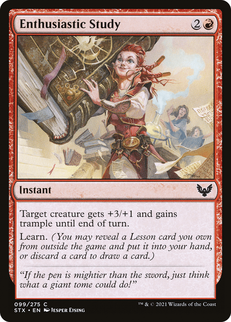 Enthusiastic Study [Strixhaven: School of Mages] Foil